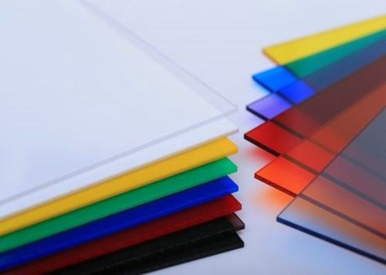 Gietend het Duidelijke Transparante Gekleurde Glas van Pmma Plexi van het Kleuren Acrylblad 1mm 2mm