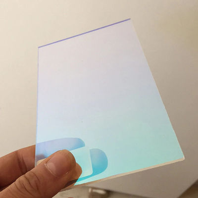 Flexibel Duidelijk plastic Transparant de Laser scherp Plastic Rond Blad van bladenbladen om Duidelijk Blad  