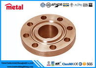 Weld Neck Flange Copper Nickel Pipe Fittings ASTM B111 For Marine / Industry