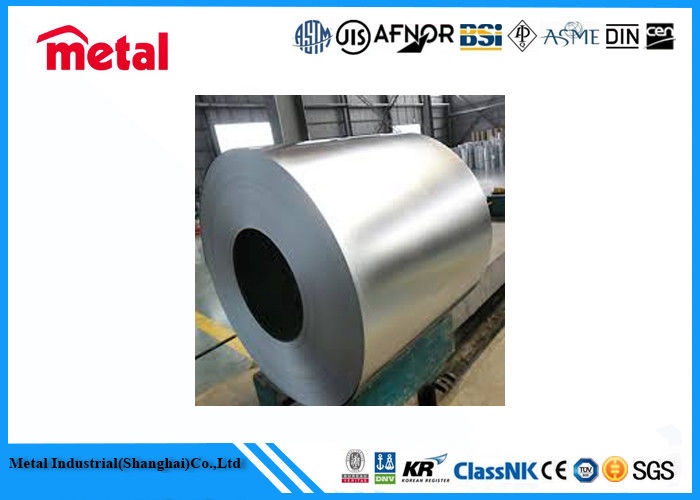 Thin Metal Strip Cold Rolled Galvanized Steel Coil , 2B / BA / NO.4 Galvanized Steel Sheet