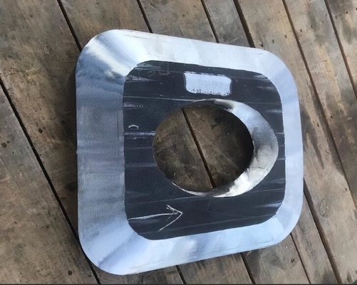 De tak van de de Montagepijp van de Koolstofstaalpijp het Versterken Stootkussen 90 std-SCH20 ASTM A516 Gr. 70 50 &quot; X12“