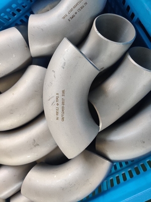 Van de de Pijpmontage UNS S31803 van het uiteindelassen van het Roestvrije staalbw Duplexelleboog 5“ 90D