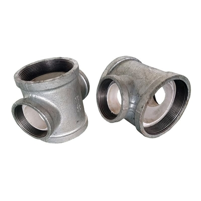 48mm klem 3/4 van de 3 van de het T-stukpijp van het Maniergietijzer Montagedn40 pijp 1 hete onderdompeling van ' galvaniseerden de pijpmontage NPT BSP van het drie contactdoosstaal