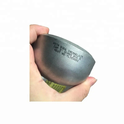 Pijpdop van nikkellegering Inconel 625 Cap 3&quot; 88,9 mm Xs wanddikte Naadloze SCH80 pijpeinddop