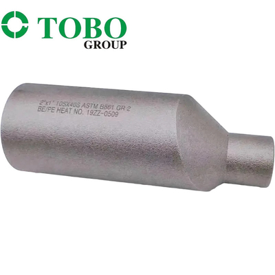 Het gesmede Staal van de het Titaniumlegering van de Pijpmontage ASTM B861 GR2 2“ x 1“ van de Titaniumlegering van SCH10S x SCH40S-het Uitsteeksel van Swage
