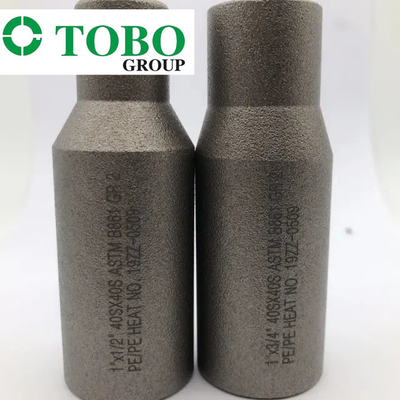 Het gesmede Staal van de het Titaniumlegering van de Pijpmontage ASTM B861 GR2 2“ x 1“ van de Titaniumlegering van SCH10S x SCH40S-het Uitsteeksel van Swage