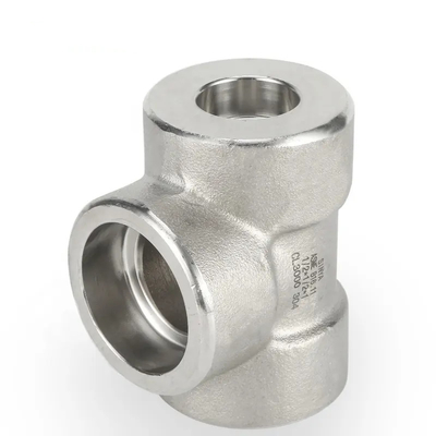 ASME B16.11 NPS3 #3000 npt-F paste Gelijk T-stuk sa-182 WP304L in F304L/sa-403