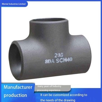 Duplex het Lassenmontage UNS die S31803 van het Roestvrij staaluiteinde T-stuk 3 X 2 ASME B16.9 verminderen