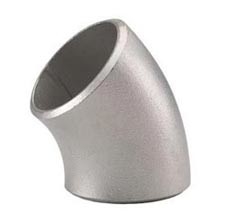 Metalen nikkellegering Inconel 600 45 graden achterste lassen elleboog ASME B16.9 1 tot 24 inch zilver
