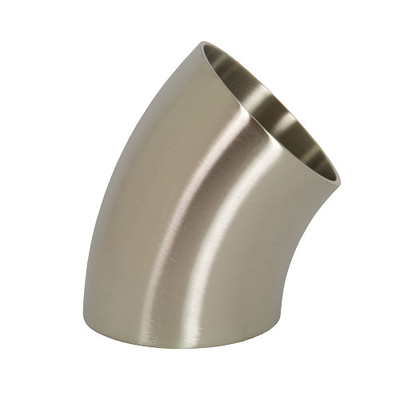 Metalen nikkellegering Inconel 600 45 graden achterste lassen elleboog ASME B16.9 1 tot 24 inch zilver