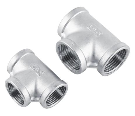 ANSI/ASME Roestvrij staal Carbon Steel Socket Welding Tee Aanpasbare afmetingen en materiaal Industriële kwaliteit