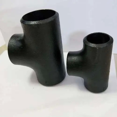 ASME B16.9 Butt Welding Equal Tee Aanpasbaar materiaal zoals koolstofstaal roestvrij staal NPS1/2"-60" Vinnige levering Lage MOQ