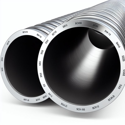 Persoonlijke lengte Super Duplex roestvrij staal buis voor grote diameter en Sch10-sch160 dikte eisen