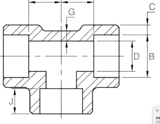 Dubbele roestvrijstalen buisbevestigingen Socket Welding Equal Tee A815 UNS S31803