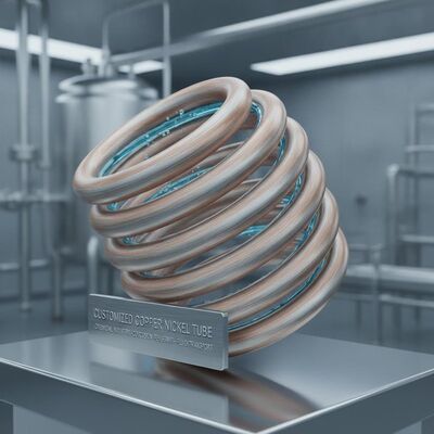 Op maat gemaakte koper-nikkelbuis met gepolijst oppervlak en uitstekende corrosiebestendigheid voor de chemische industrie