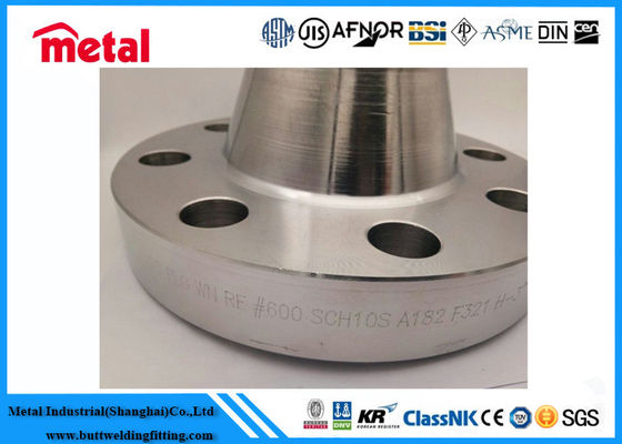 ASTM A182 N06600 Hoge Sterkte Weld Neck Flens CL300 RF ASME B16.5