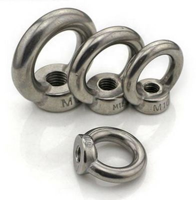 De Hexuitdraailas M6 Ring Nut van SS304 SS316 Marine Bow Lug Eye Nuts