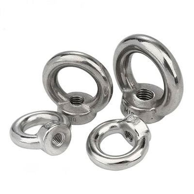 De Hexuitdraailas M6 Ring Nut van SS304 SS316 Marine Bow Lug Eye Nuts
