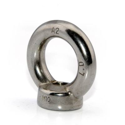 De Hexuitdraailas M6 Ring Nut van SS304 SS316 Marine Bow Lug Eye Nuts