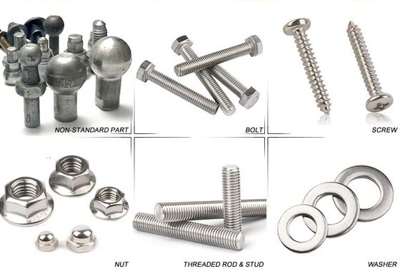 Van de de Nagelbout van ASTM A453 Mechanische 7/8“ Din975 Ingepaste gegalvaniseerde de Schroef zwart-Dikke Draad