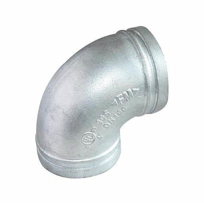 Gegalvaniseerde Ijzerelleboog van de de Draadmond van 90 Graadbent cast iron pipe fittings de Interne Interne Tand DN20
