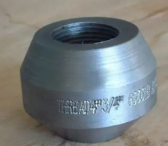 ANSI/ASME roestvrij staal koolstofstaal threadolet aanpasbare afmetingen & materiaal industriële kwaliteit