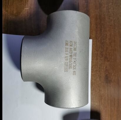 Recht T-stuk 3“ * 3“ sch-XS ASTM A403-WP316/316L ASME B16.9 naadloos van het Uiteindelassen