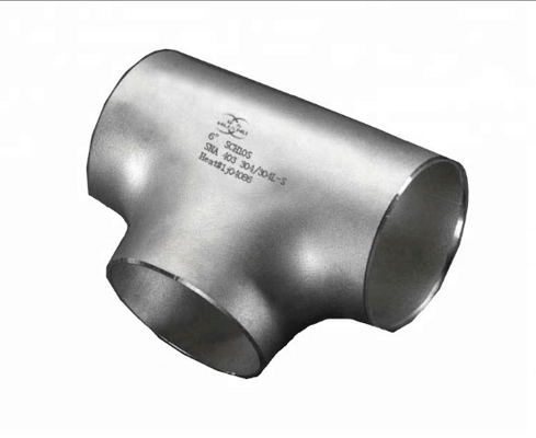 Van de de Pijpmontage van het uiteindelassen Recht T-stuk 10“ A403 WP316/316L ASME B16.9