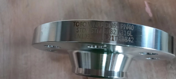 De Montagewnrf PN16 DN40 STD ASTM A182 F316L Flenzen van de roestvrij staalpijp