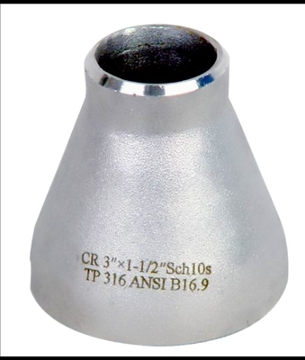 De Montageuns S31803 Concentrisch Reductiemiddel ASME B16.9 van SCH10 1 X 1/2 van het uiteindelassen