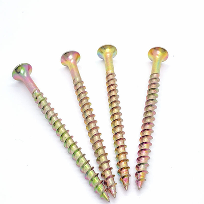 De schroeven/Hout schroeft Hoogte - kwaliteits Houten Thermische behandeling Pan Zinc Plated Chipboard Screw