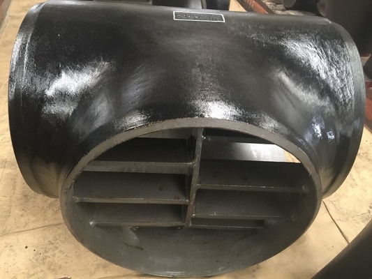 Aluminiumstaal Pipe Fittings Nikkel legering Barred Equal Tee hoge kwaliteit zwarte coating