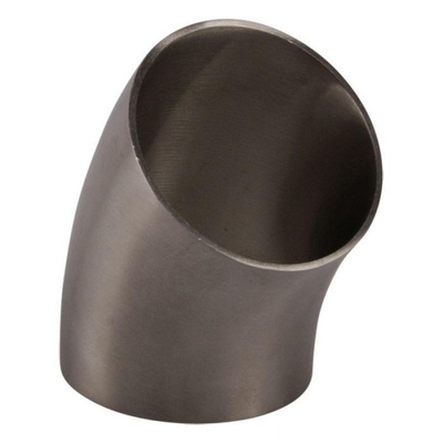 Metalen nikkel legering Inconel 625 Beste 45 graden Butt Las Elbow ASME B16.9 Customized Size Zilver