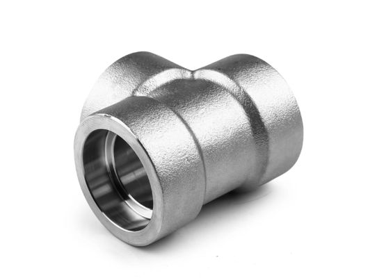 Dubbele roestvrijstalen buisbevestigingen Socket Welding Equal Tee A815 UNS S31803