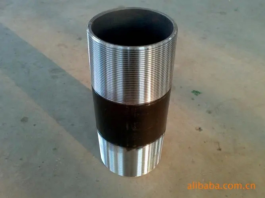 316 304 roestvrij staal Messing legering compressie Pipe Thread Fittings gesmeed OEM Close Nipple