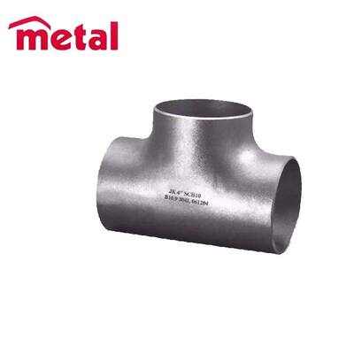 ASME B16.9 304 Stainless Steel Equal Tee, 4