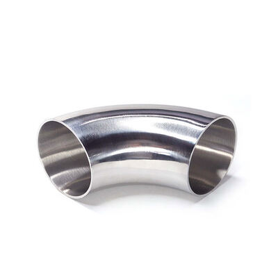 Gepolijst 304 roestvrij staal elleboog, 90 graden Butt weld fitting