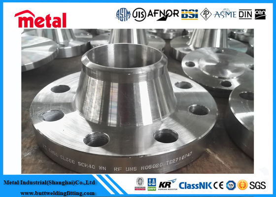 Van de het Nikkellegering van UNS N08020 de Pijpmontage die Halsflens WN rf 3“ SCH 40 150# lassen