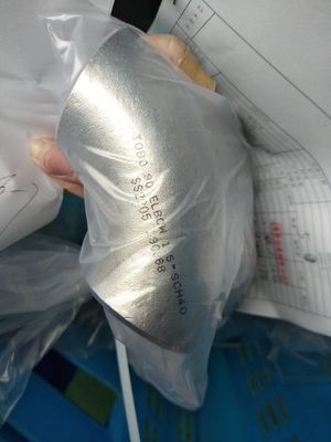 ASTM A234 90 Graad LR 8“ van de de Elleboogpijp van de Nikkellegering de Montage Sch80 om Hoofdcode