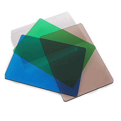 De douanegrootte in een Duidelijke Afwerking met Twee Rond gemaakte Randen snakt Zij Acrylpmma-Plaat