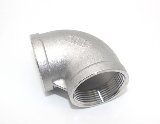 De Gespelleboog 304 Interne Draadmond 90 Graadkromming 2/4/6 van de roestvrij staaldraad Extern Min Internal Wire Thread Joint