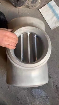 Monel 400 de Omheining Tee OD 5“ GEWICHT 4mm van ASTM/UNSP N04400 Hoogste Leved
