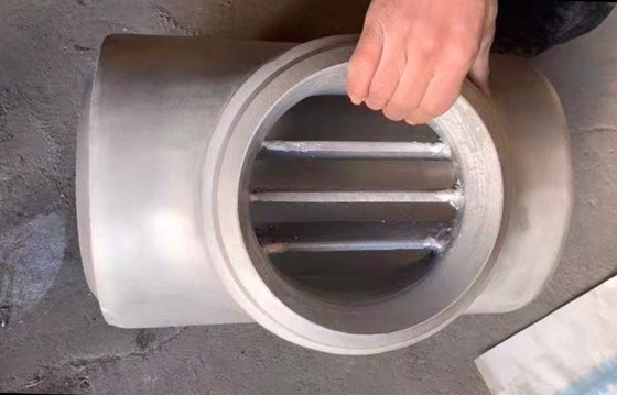 Van ASTM B16.9 A403 WP316L 6“ X 4“ Sch40 het Roestvrije staalpijp Versperd T-stuk