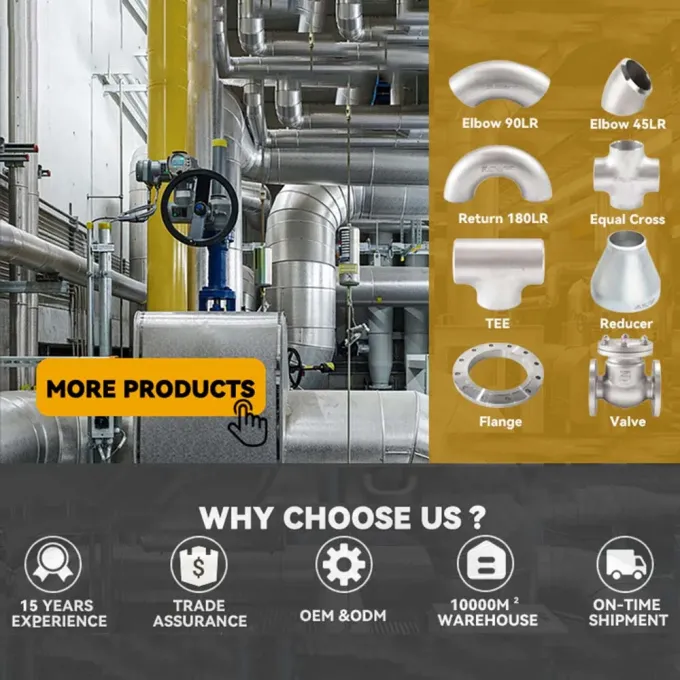 Het super Duplex van de Montagebw van de Roestvrij staalpijp Dwarst-stuk UNS S32750 ASME B16.9 SCH10 5