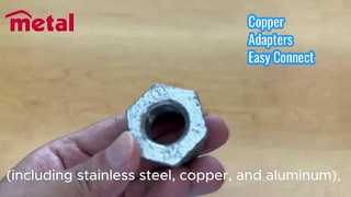 Koperadapters (mannelijk en vrouwelijk) | Pijpconnectoren met schroefdraad