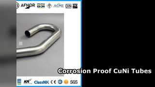 Corrosiebestendige CuNi U-buizen voor maritieme warmtewisselaars