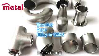 Zware koperen fittingen voor HVAC en industrieel gebruik