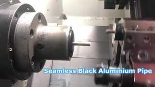 Naadloze zwarte aluminium buis, hoge precisie