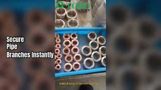 Premium koperen zadel- en uitlaatfittingen Productoverzicht