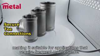 Koperen T-stuk met binnendraad | Veilige filiaalverbindingen